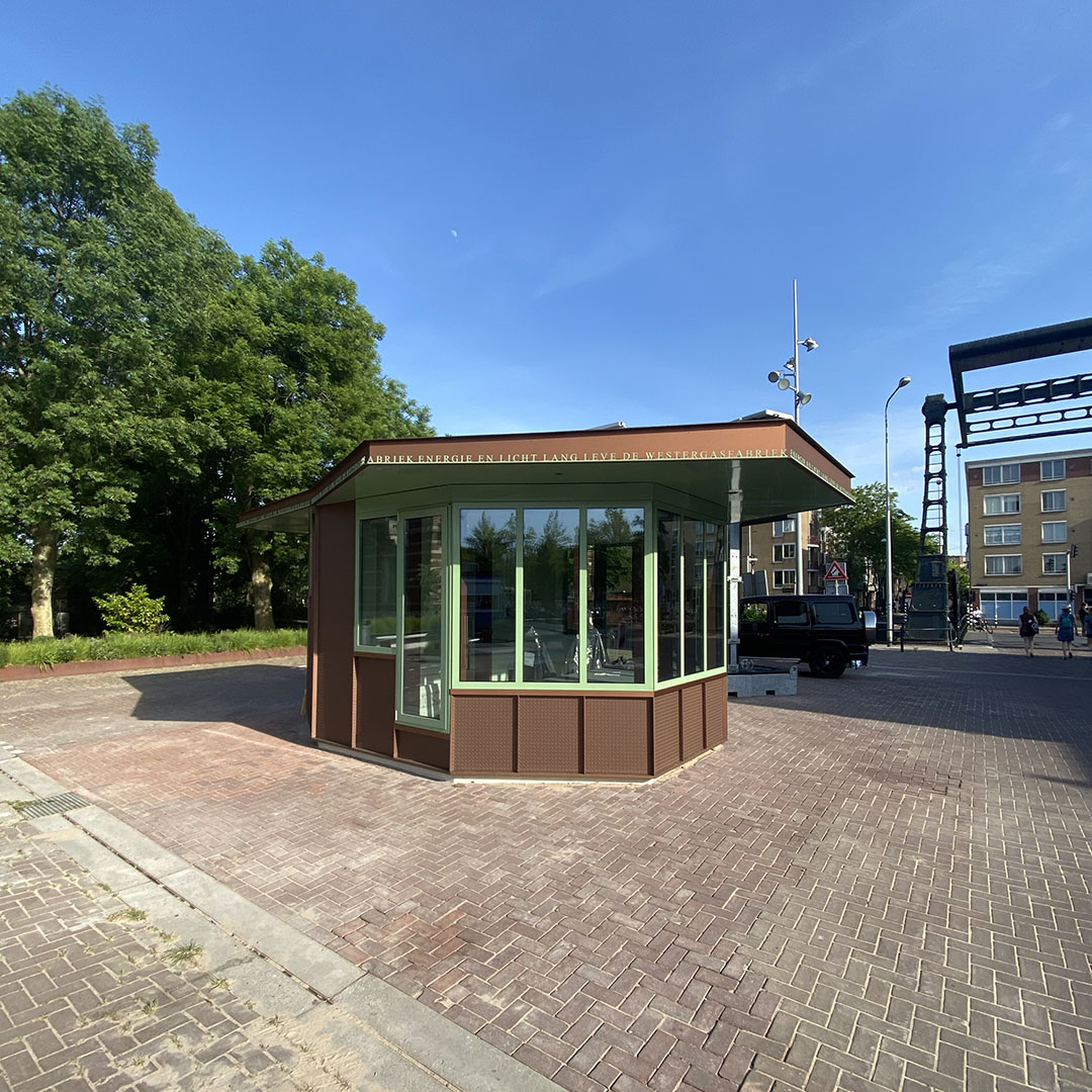 Nieuwbouw portiersloge Westergasfabriek