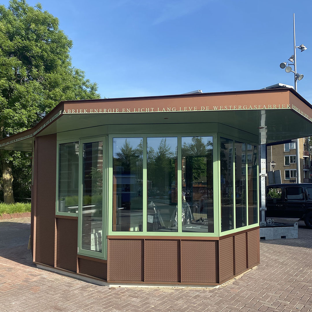 Nieuwbouw portiersloge Westerpark 1